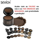 Pó Maquiagem p/ Cabelo a prova D'água - SEVÍCH ✅