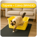 2 Tapetes Limpa Patas + Caixa de Areia (Brinde)