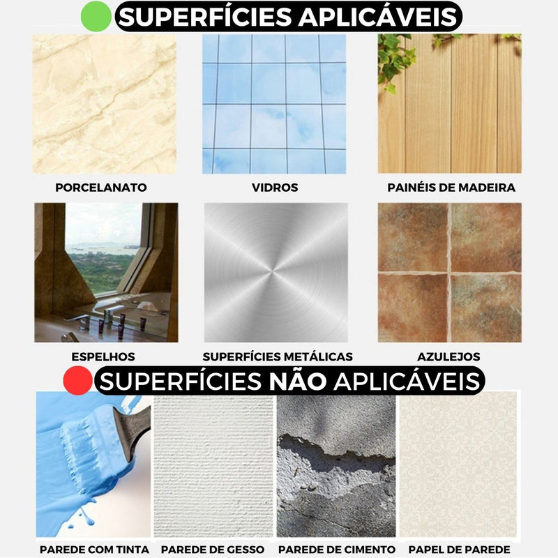 VitaAlu - Suporte Organizador Alumínio + Kit Adesivos ProFix™ de BRINDE!